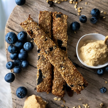 Blueberry Peanut Butter Chew Stick